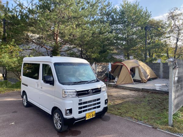 秋の蒜山高原でオートキャンプ(岡山県真庭市蒜山）
